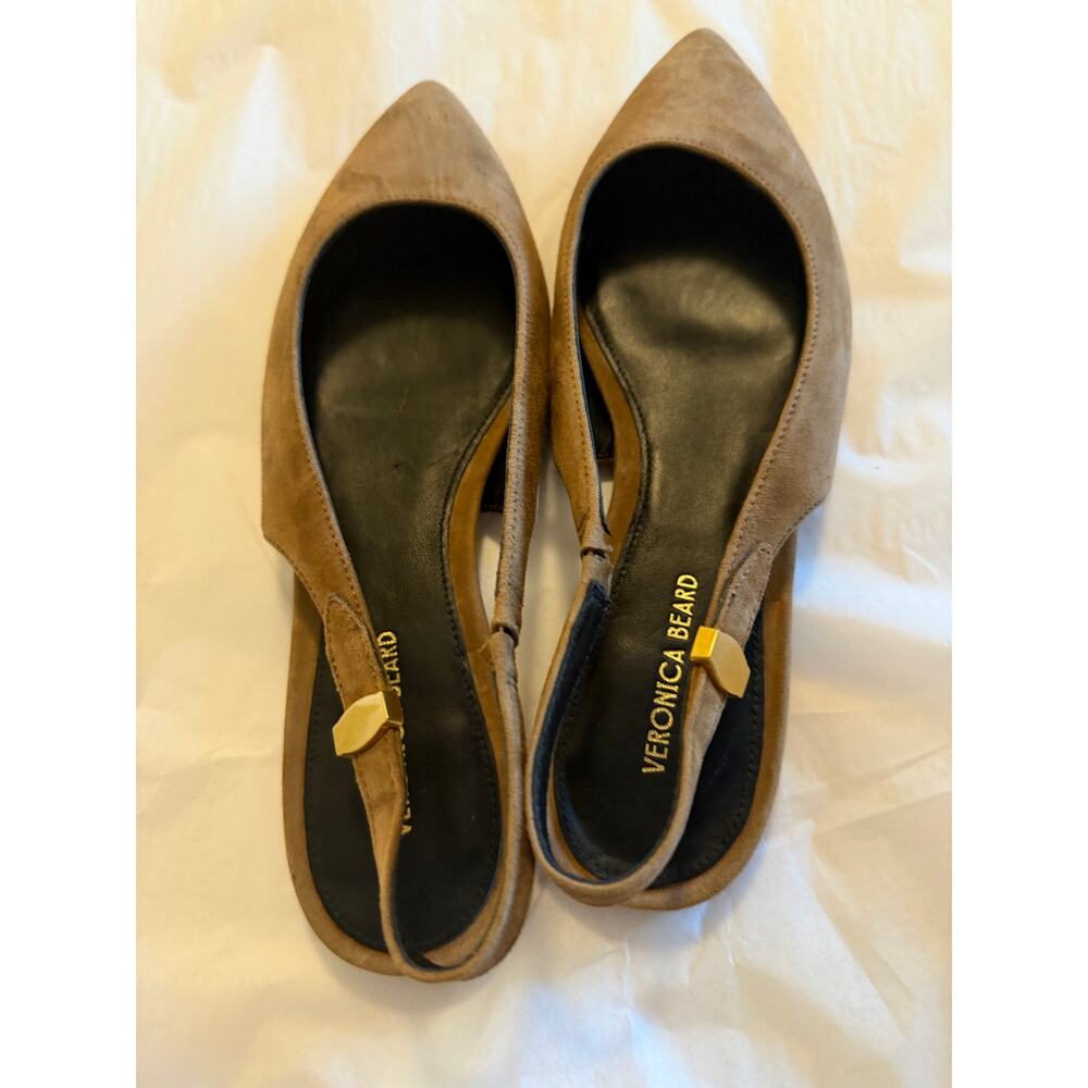 Veronica Beard Shina Slingback Pointed Toe Flat NWOB - Picture 8 of 15
